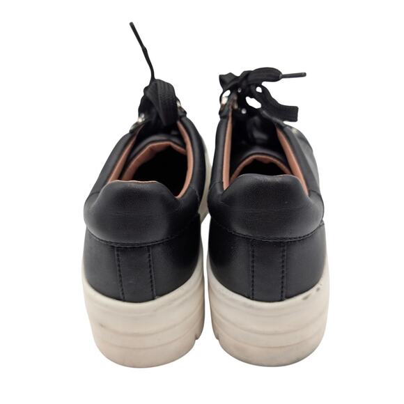 Linea Paolo Jett Platform Sneaker Shoes Lace-Up Women's Black Size US6M EU37 - Picture 5 of 10